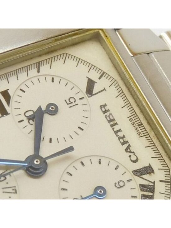 Cartier Q3 Tank Francaise XL Chrono Reflex Perpetual Calendar Quartz
